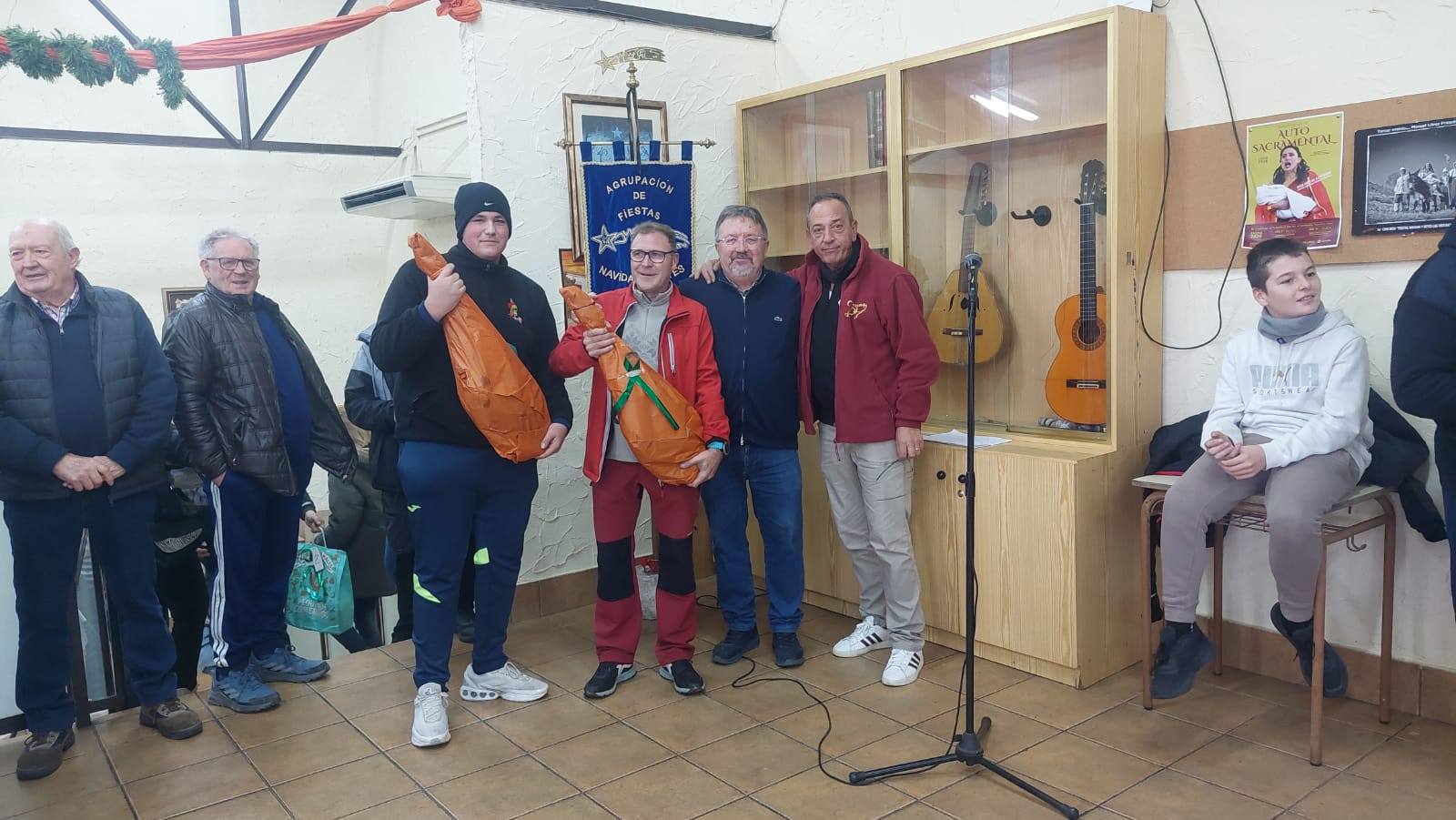 Las gachamigas de la Agrupación de fiestas de Navidad y Reyes