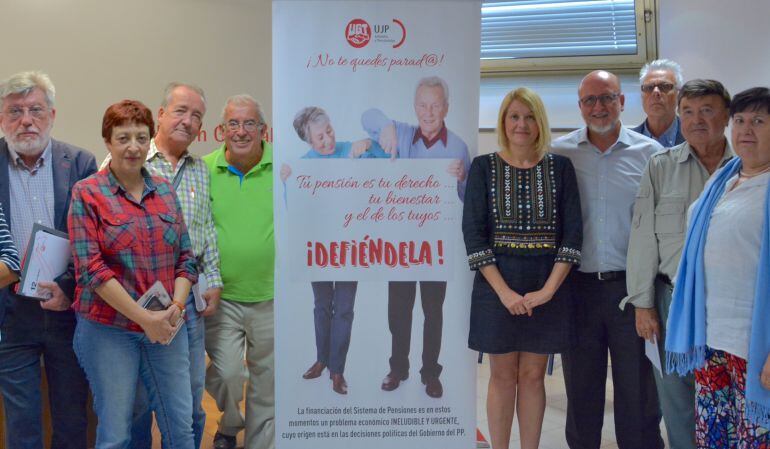 El sindicato ha presentado sus planteamientos en defensa de las pensiones en Getafe