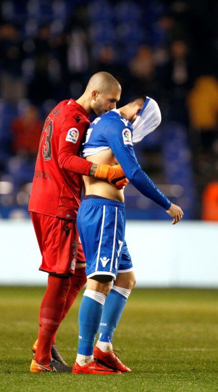 Rubén anima a Lucas Pérez