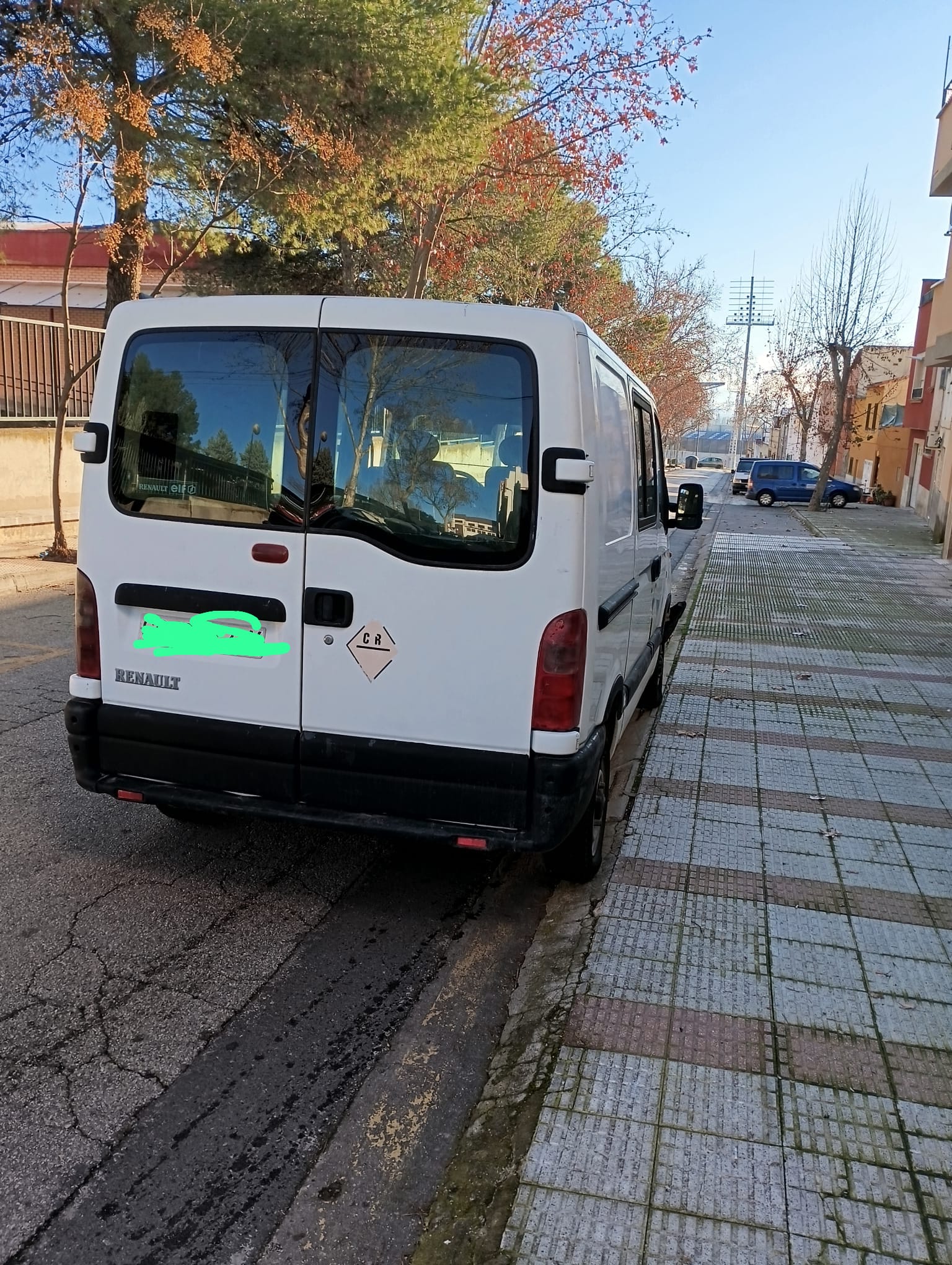 Furgoneta que conducía el presunto agresor