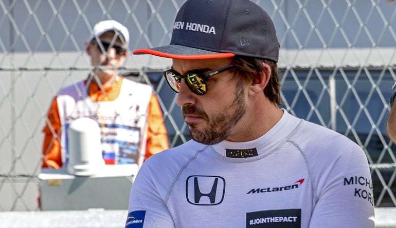 Fernando Alonso, tras su abandono en Rusia