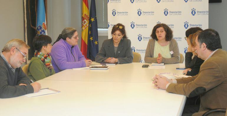 Reunión de la Diputación con la plataforma de derecho al aborto