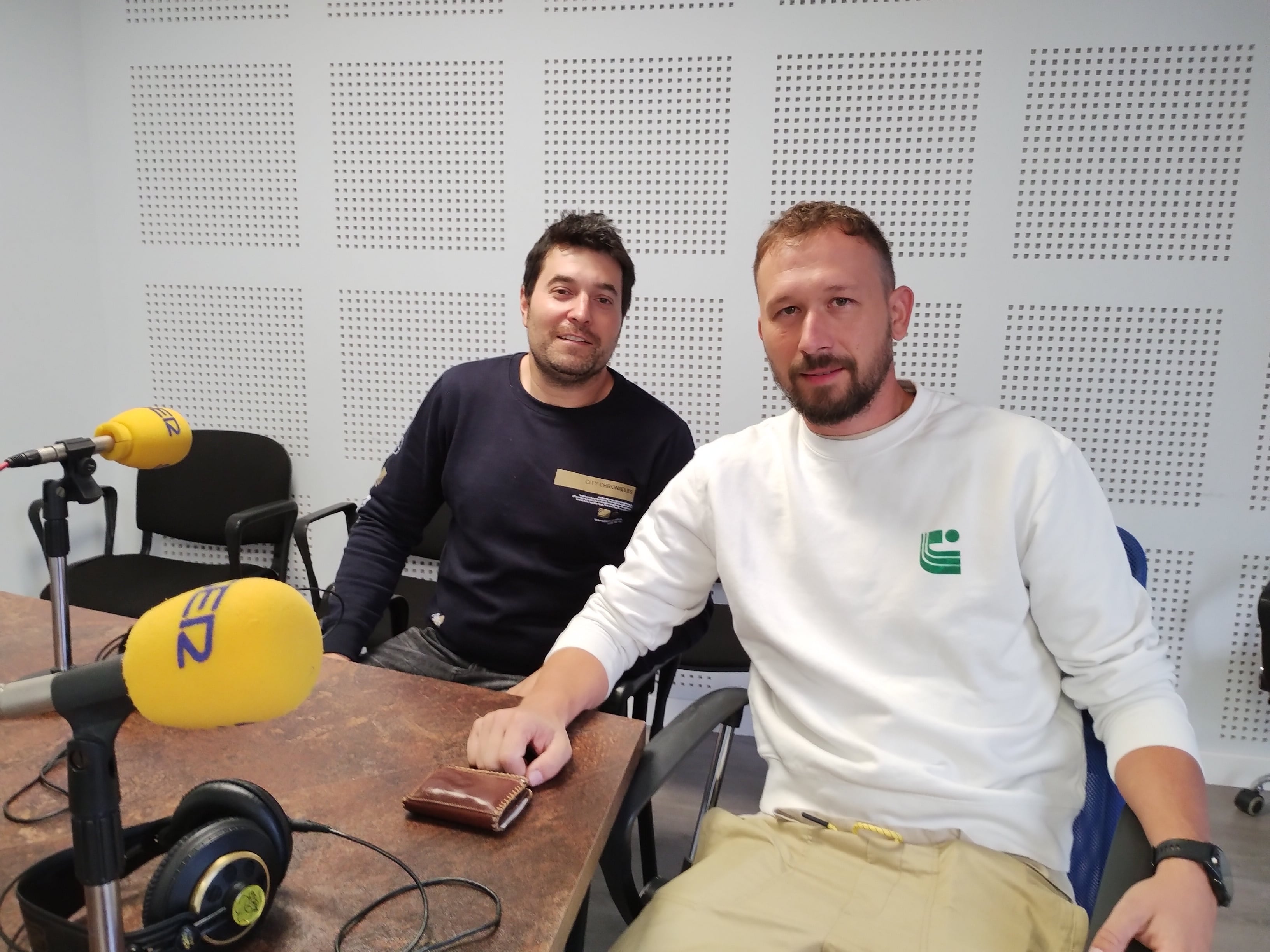 Julio Calvo y José David, en Radio Bierzo