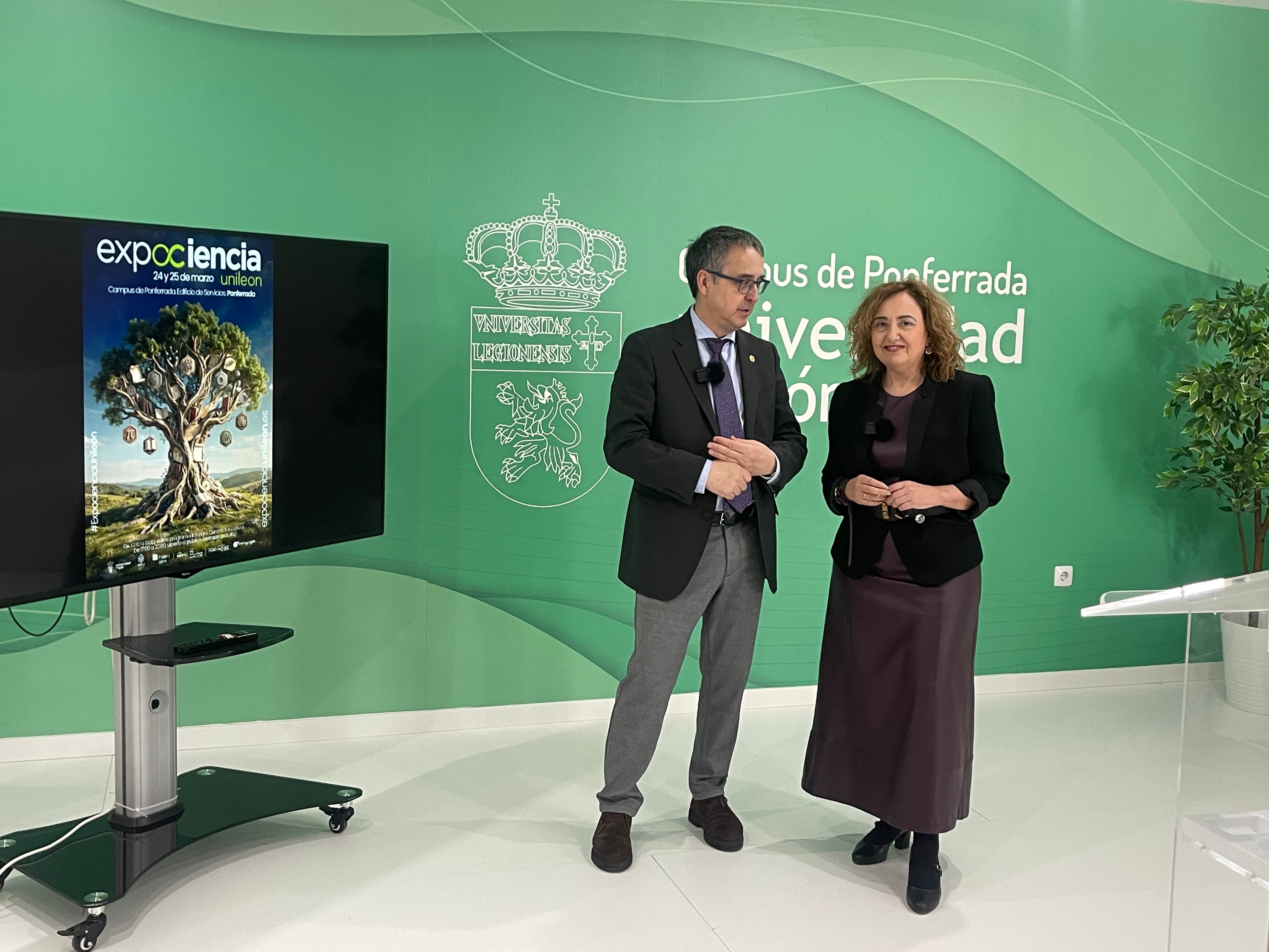 Los vicerrectores Santiago Gutiérrez y Pilar Marqués