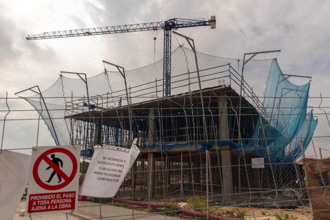 Una de las obras que a partir de hoy quedan paralizadas