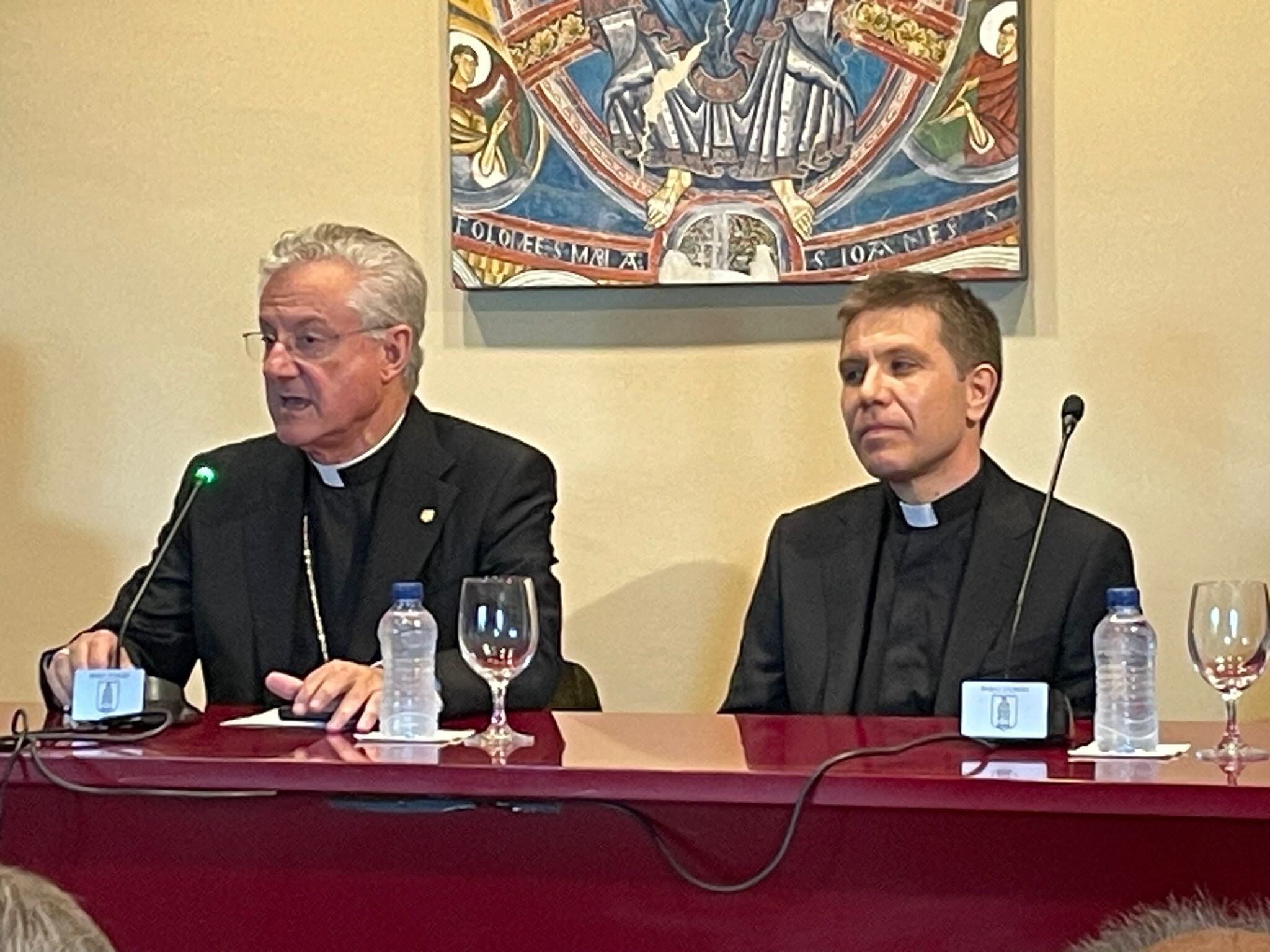 Els dos bisbes coadjutors d'Urgell, Joan-Enric vives, i Josep-Lluís Serrano