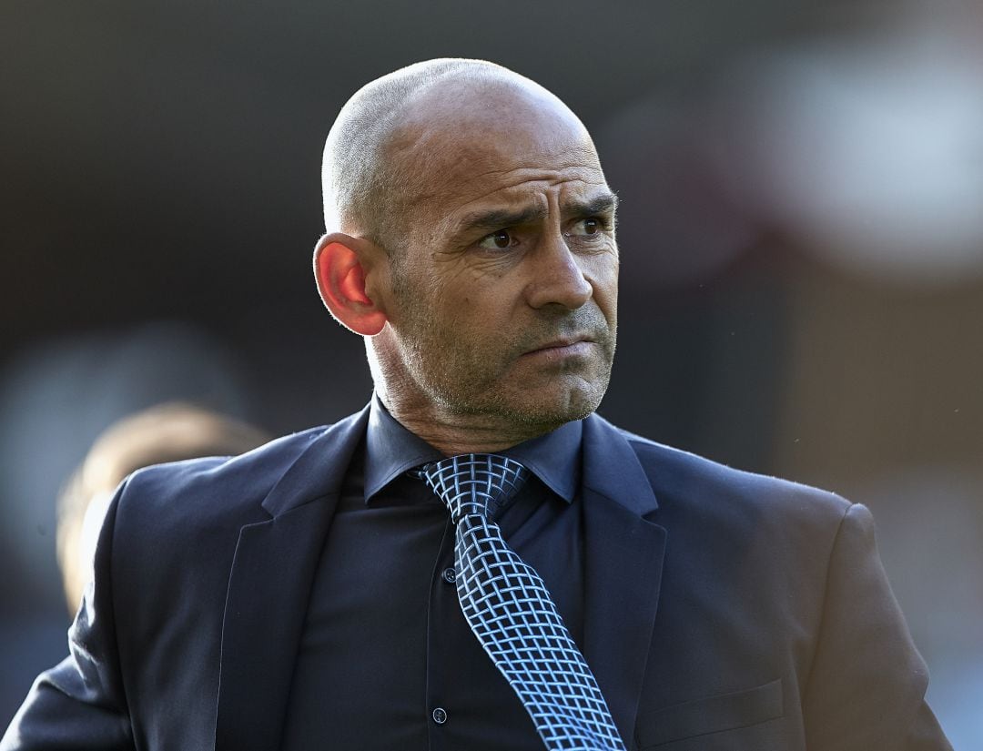 Paco Jémez, durante un partido del Rayo Vallecano