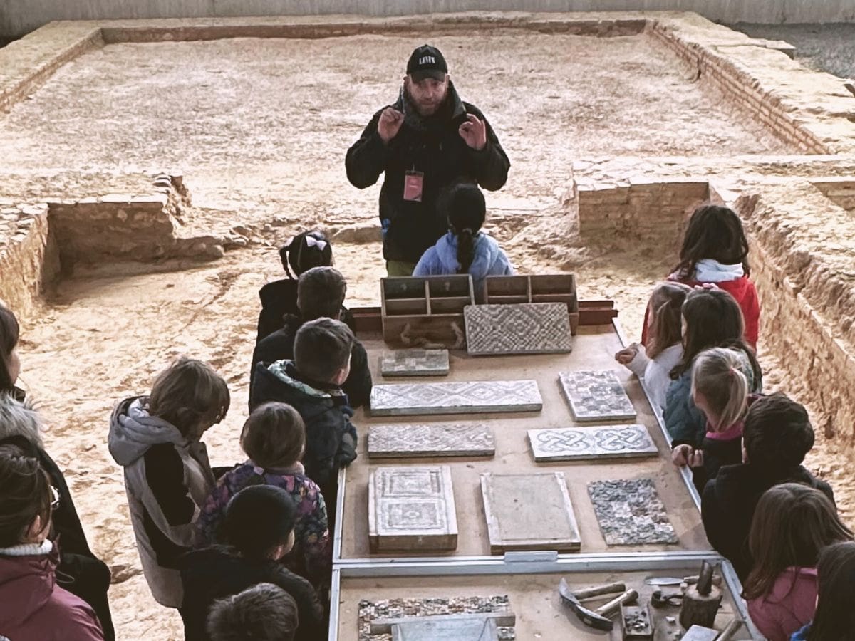 Diputación reanuda en La Olmeda las visitas didácticas para alumnos de Educación Primaria