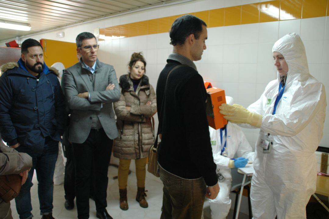 Simulacro de descontaminación nuclear en Brihuega