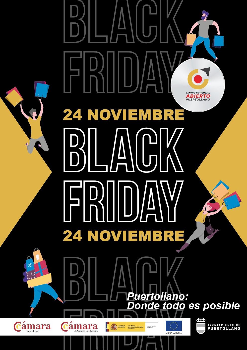 Cartel black friday Puertollano