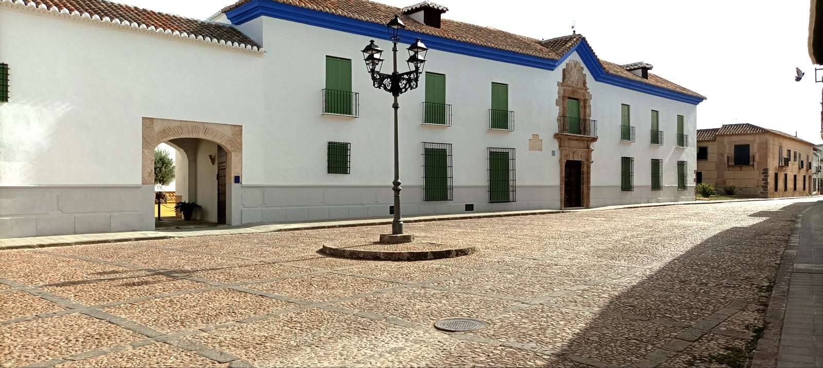 Panorámica de la calle donde se ubica el remodelado Palacio