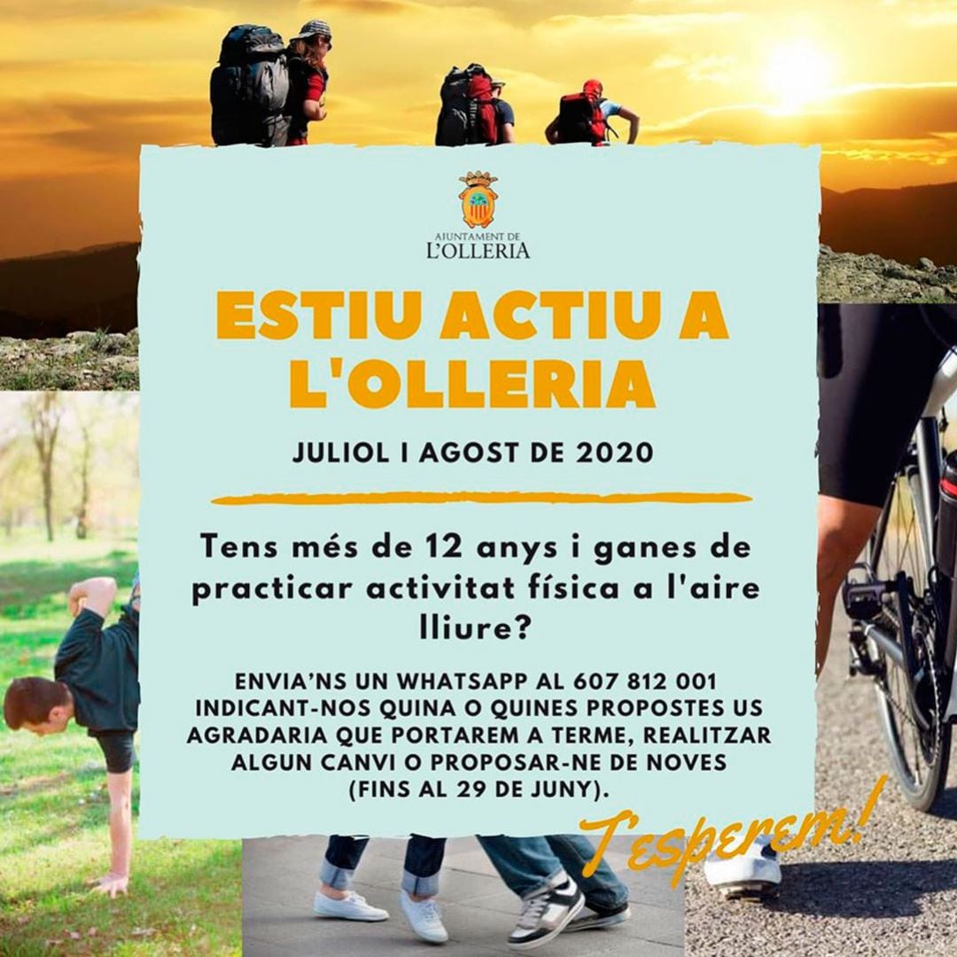 Cartell promocional de l&#039;Estiu Actiu 