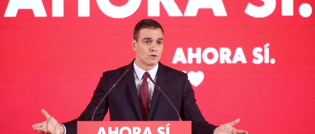 El presidente del Gobierno en funciones y secretario general del PSOE, Pedro Sánchez podría aumentar un escaño en la Provincia de A Coruña