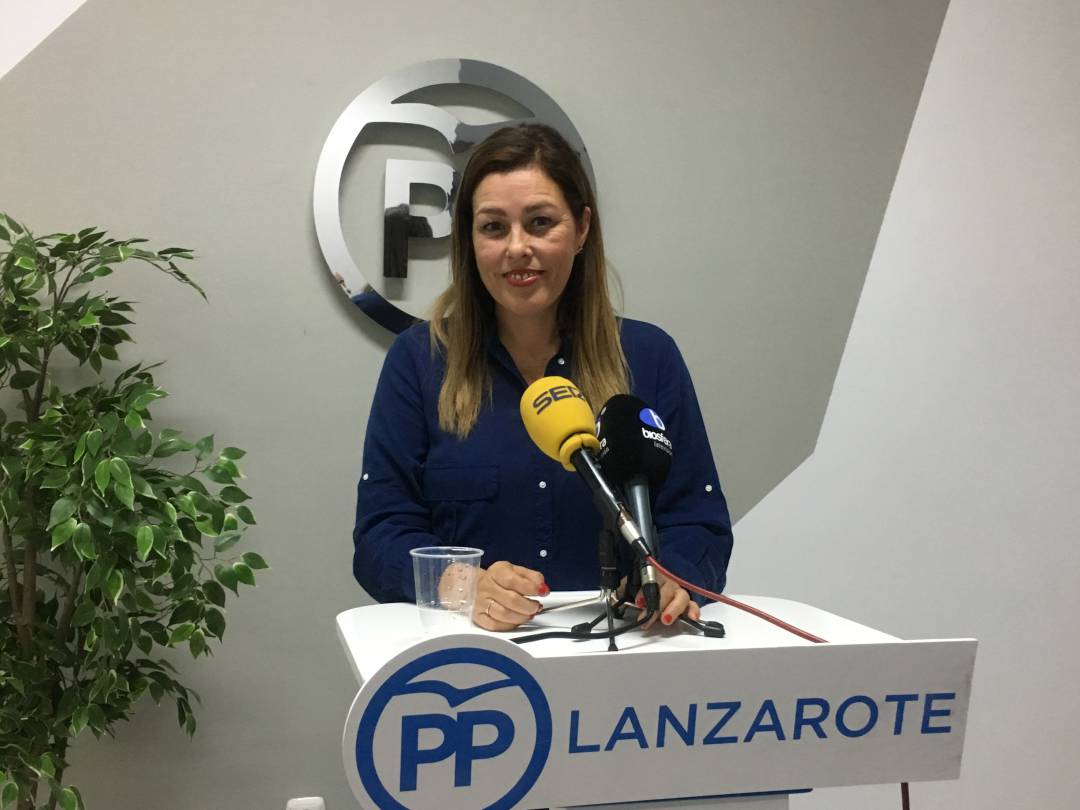 Ástrid Pérez, presidenta del PP en Lanzarote y candidata a la Alcaldía de Arrecife.