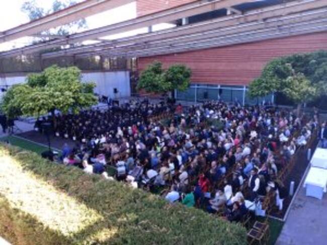 Momento de la entrega de diplomas