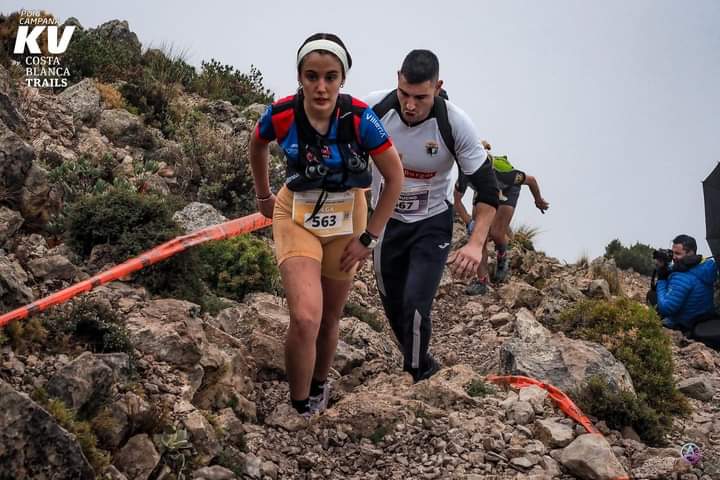 Olga Barceló, en competición