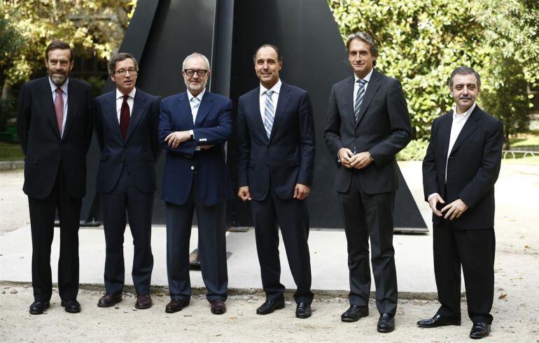 José María Lasalle e Iñigo de la Serna el día que se firmó el convenio con el Archivo Lafuente