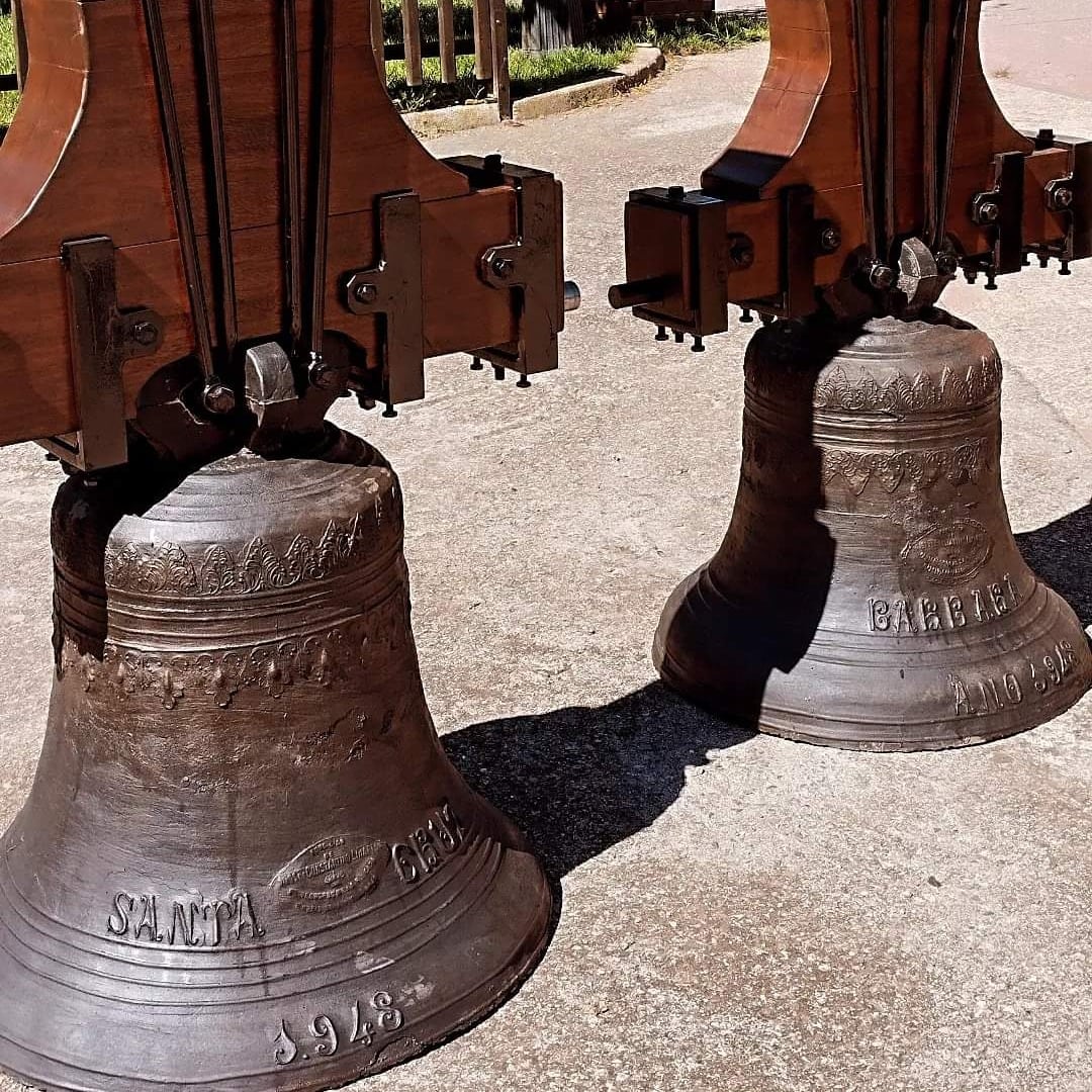 Campanas de Montanuy. Foto: Obispado de Barbastro-Monzón