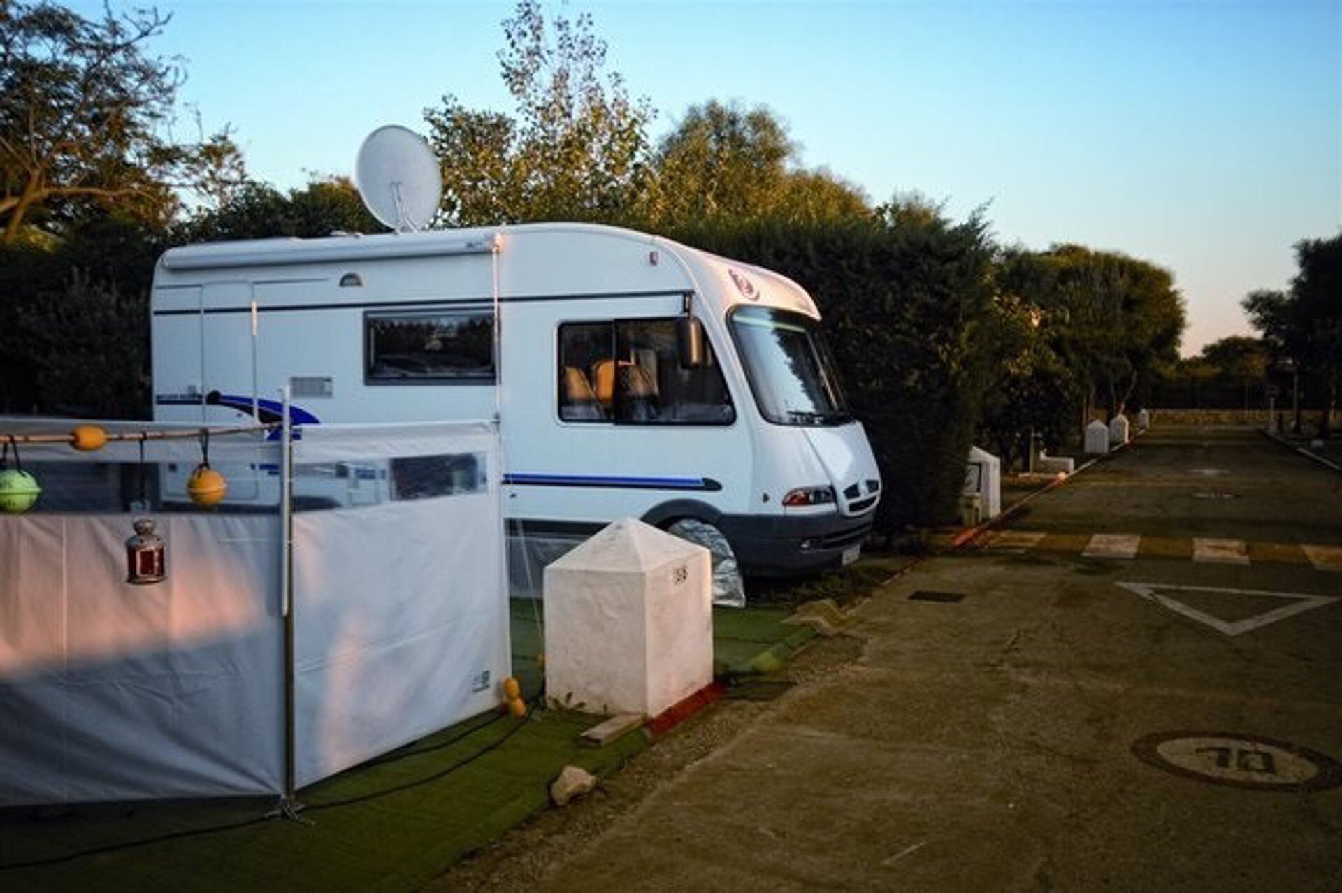 Camping Bahia de la Plata en Tarifa.