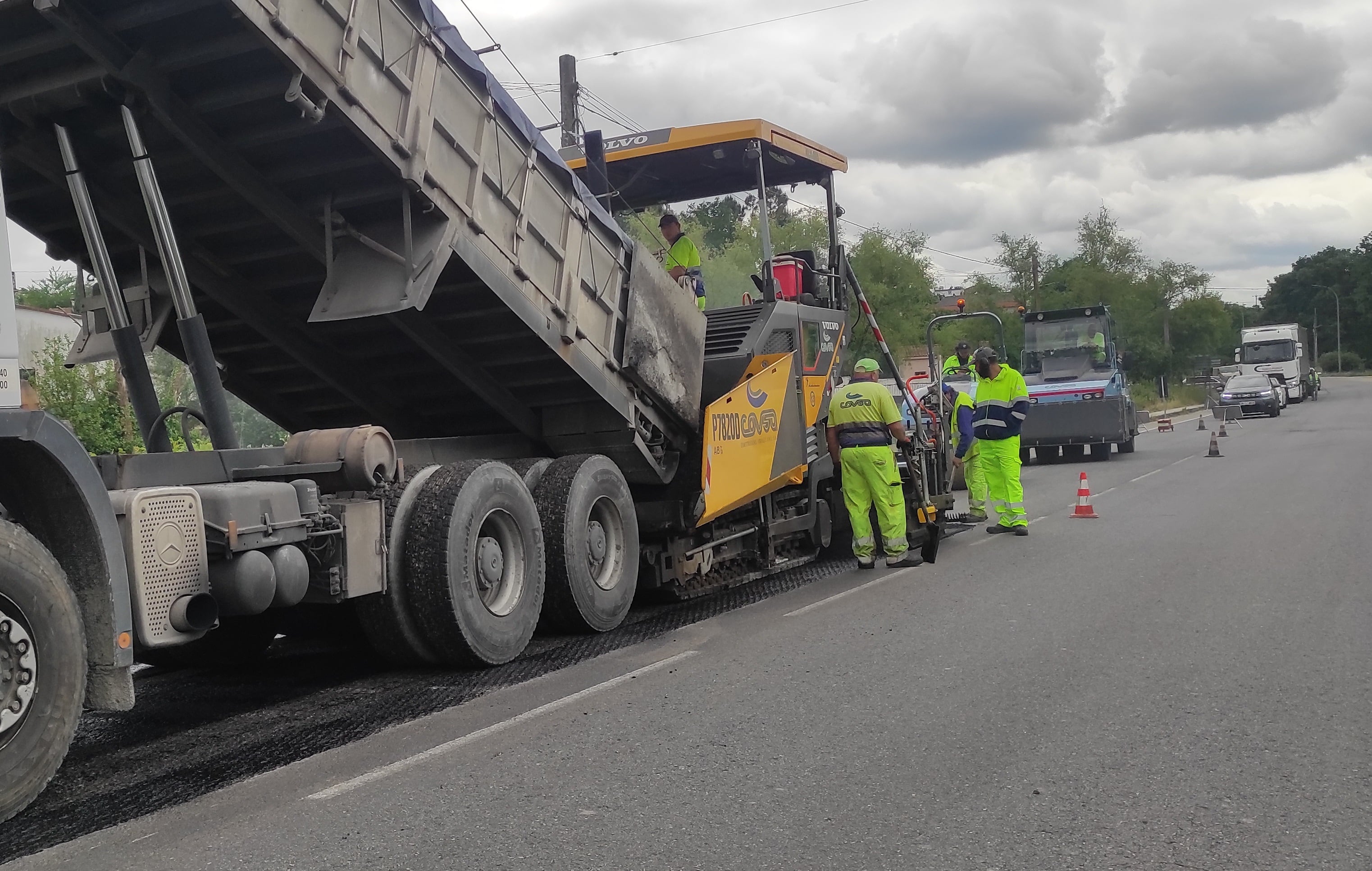 Obras entre Mondariz y Ponteareas