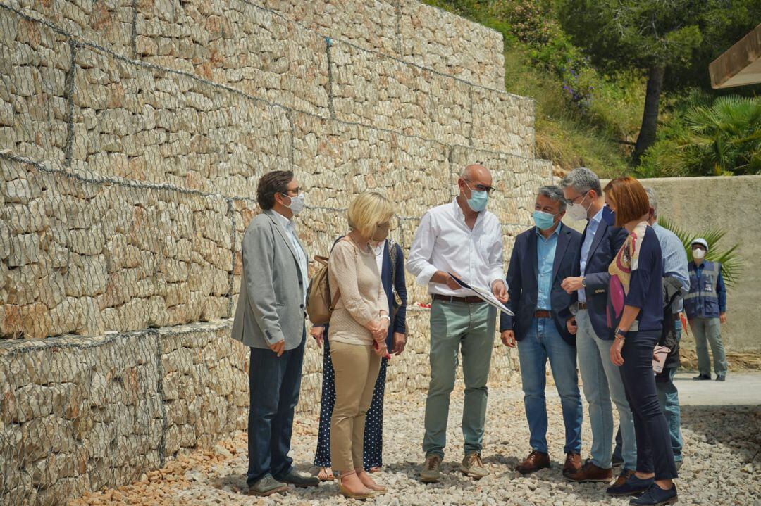 Visita Arcadi España al puerto de Xàbia.