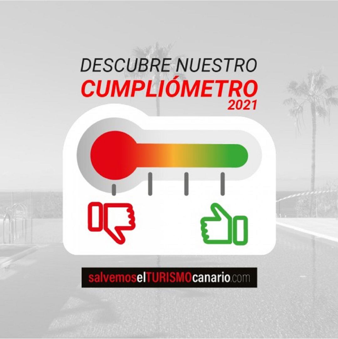 Cumpliómetro de las patronales turísticas canarias.