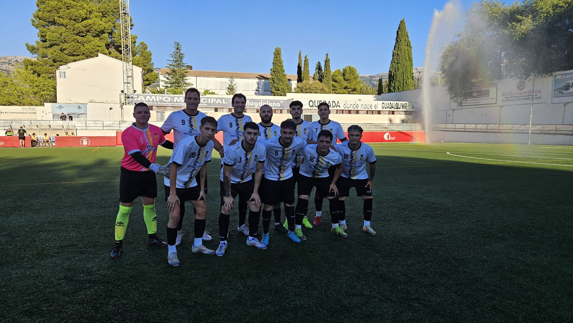 Equipo titular del Jódar C.F., ante el Quesada C.D., en Quesada