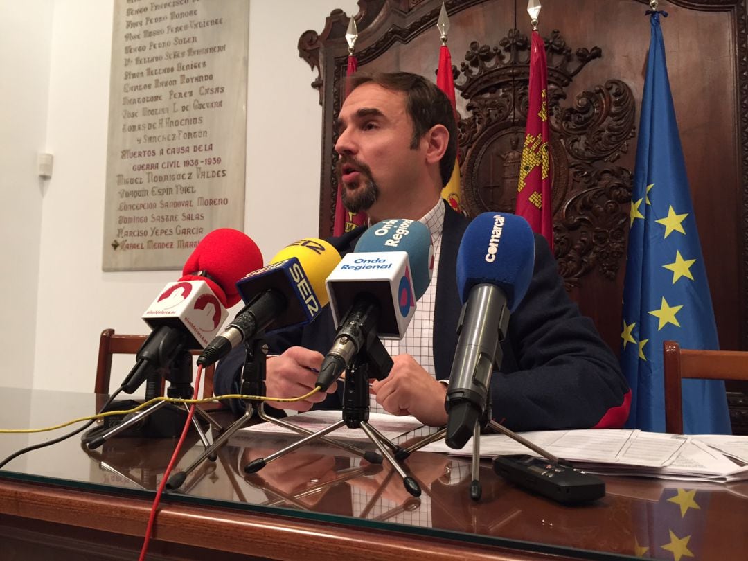 Diego José Mateos, portavoz municipal del PSOE en Lorca