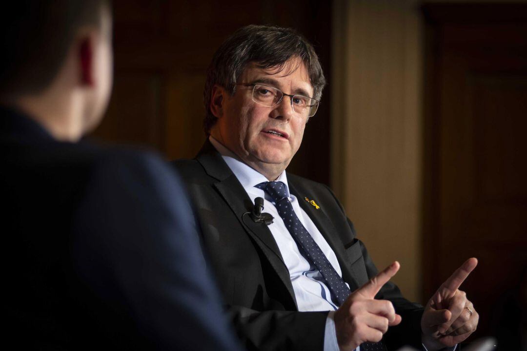 El expresidente de la Generalitat de Cataluña Carles Puigdemont