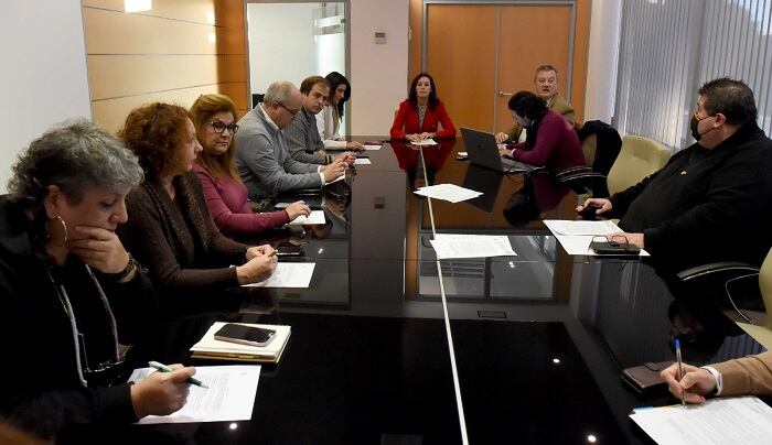 Un momento de la reunión