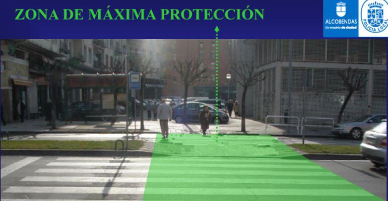 Paso de cebra en Alcobendas