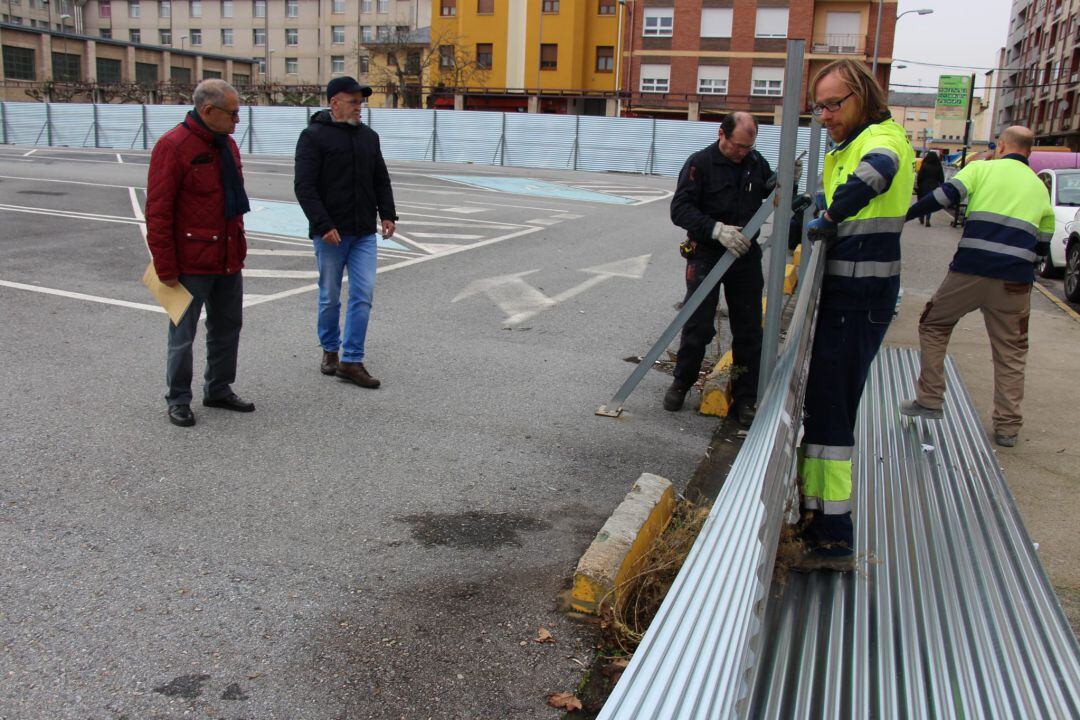 Retiran las vallas que hasta ahora impedían utilizar las cien plazas de aparcamiento