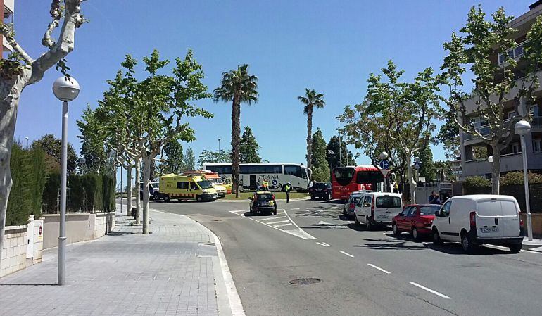 L&#039;accident ha estat a la via roma de Salou, a prop de la C-31B.