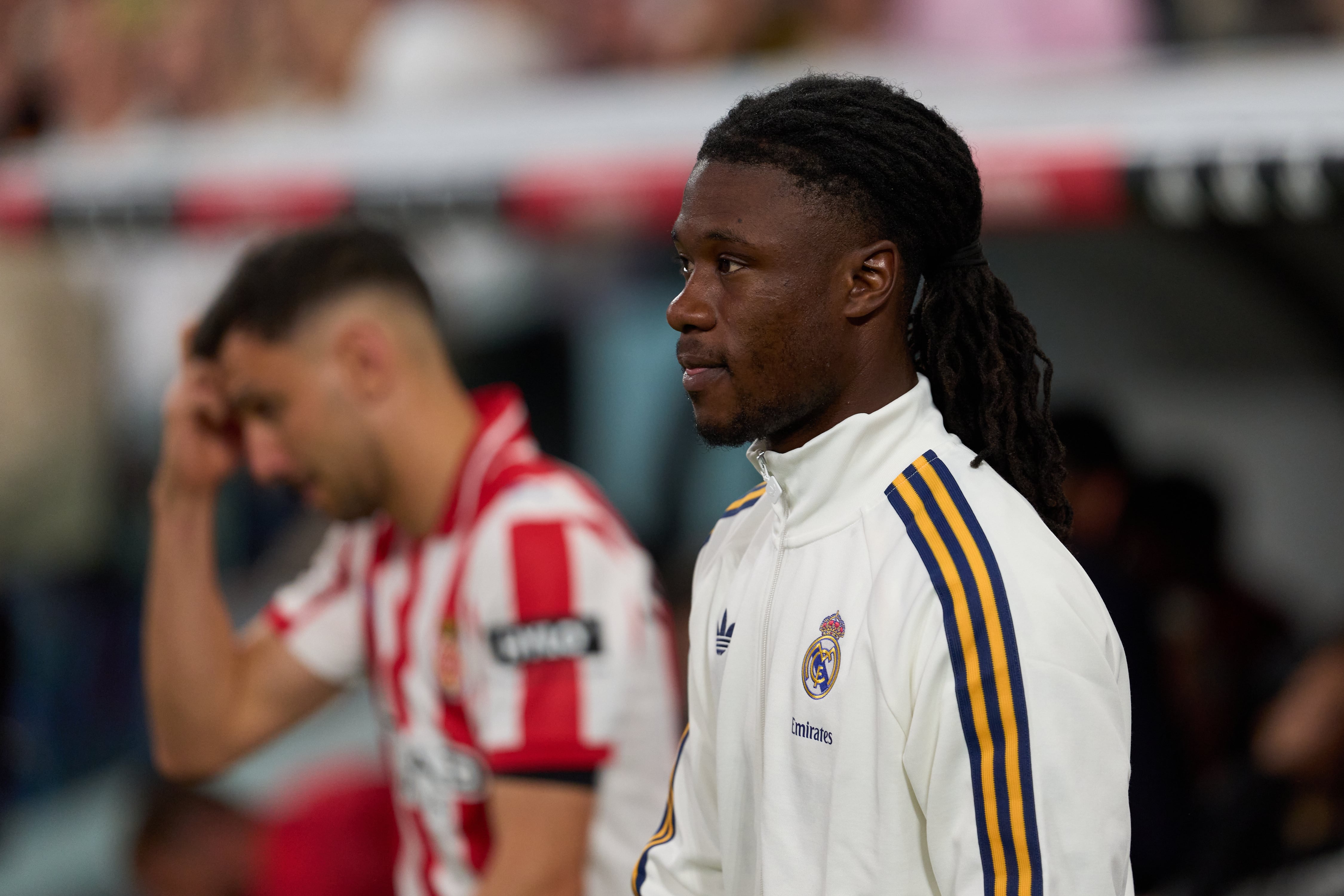 Camavinga en el partido frente al Girona