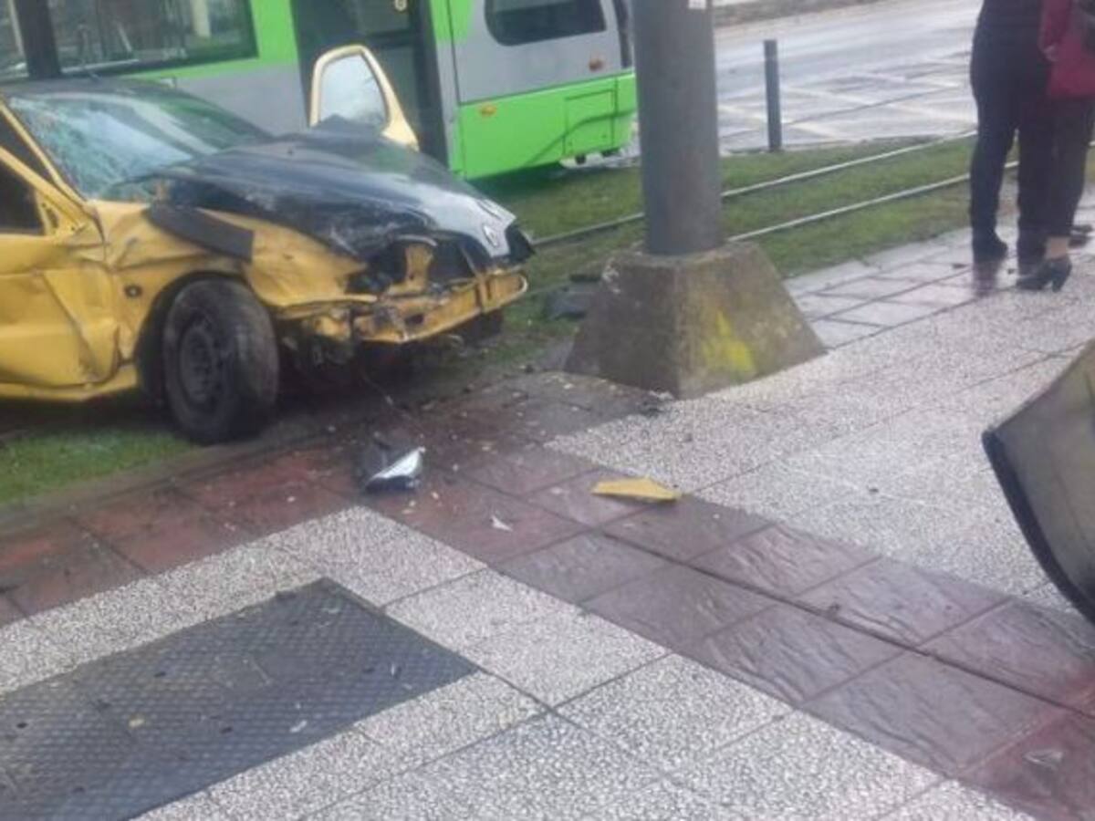 El tranvía de Vitoria sufrió 31 accidentes en 2017