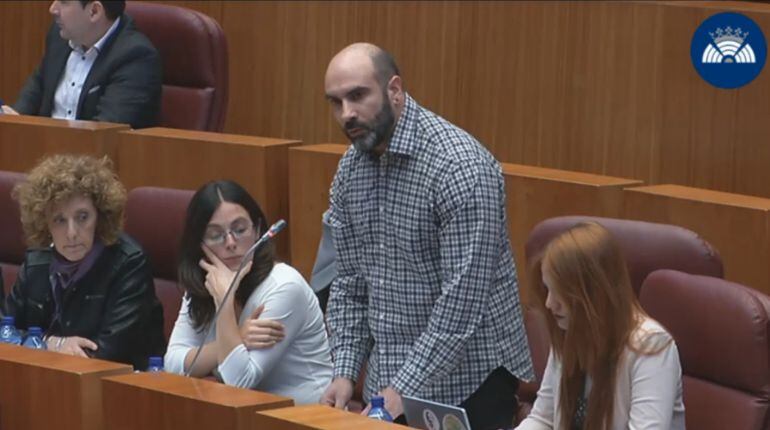 El procurador de Podemos, Ricardo López