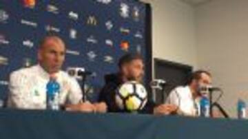Zidane: "Estoy encantado con esta plantilla, no quiero cambios"