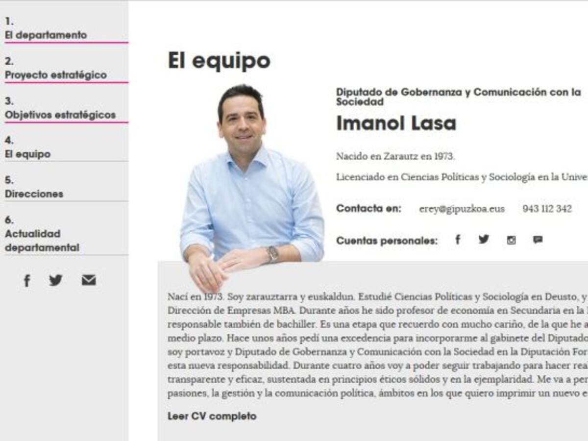 Una diputación de cristal