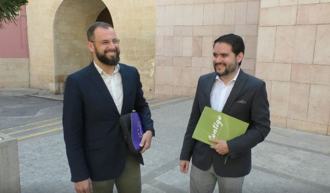 Juan Antonio Sempere con David Caballero