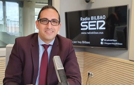 Iván Grande, director del aeropuerto de Bilbao