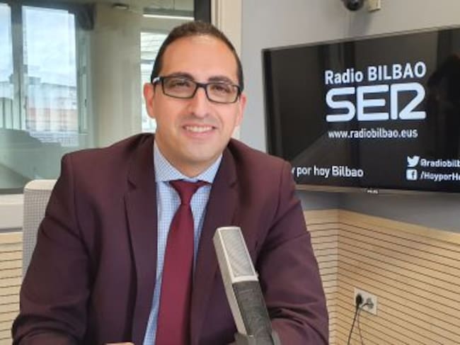 Iván Grande, director del aeropuerto de Bilbao