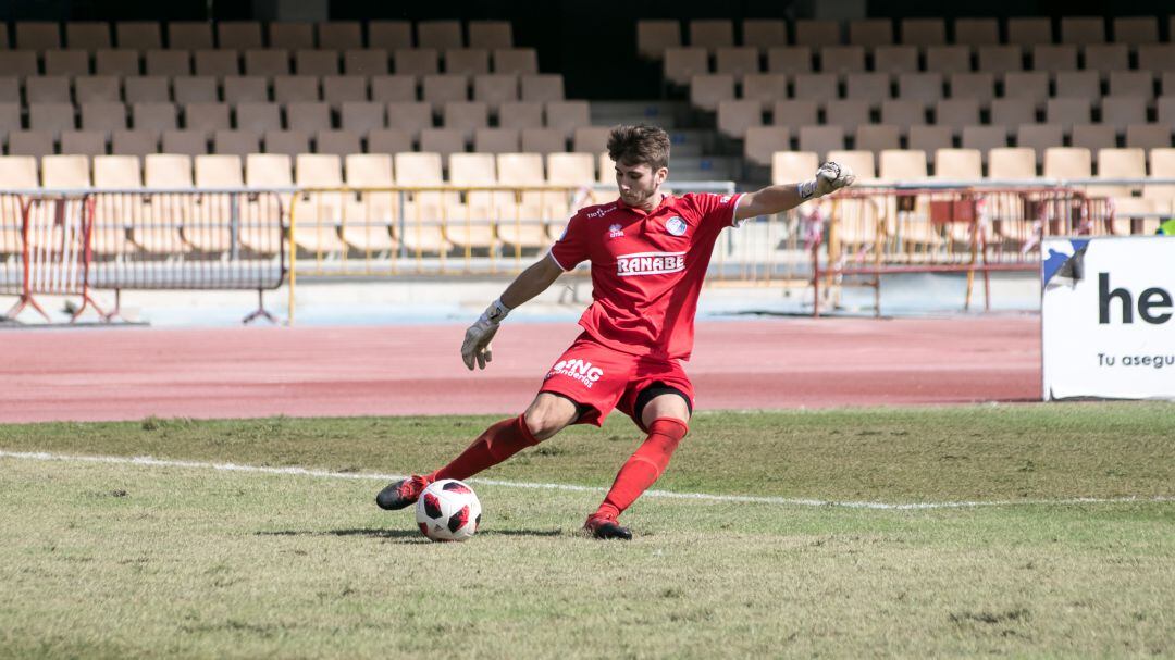David Marrufo durante un partido en Chapín esta temporada