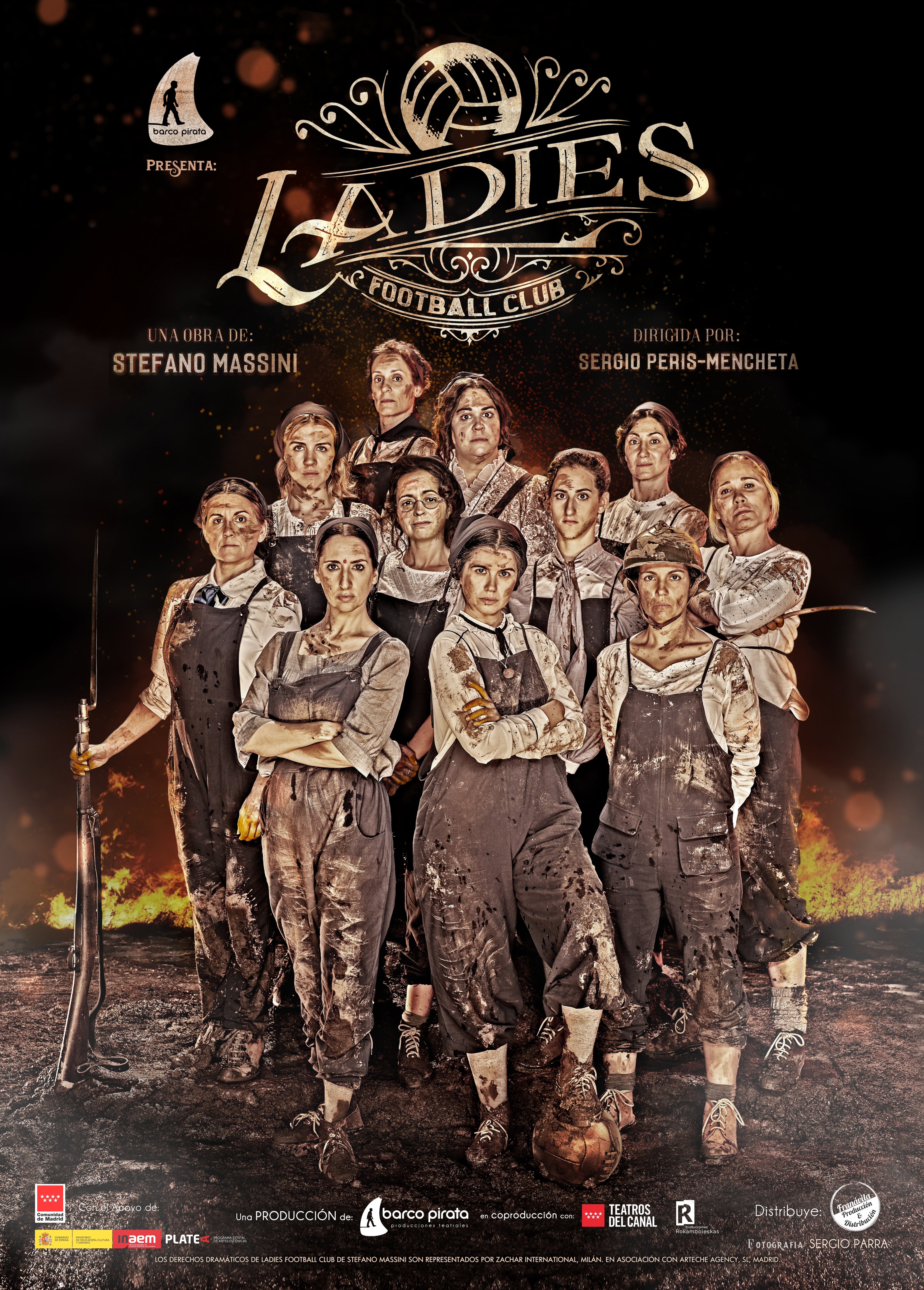 Cartel de &#039;Ladies Football Club&#039;