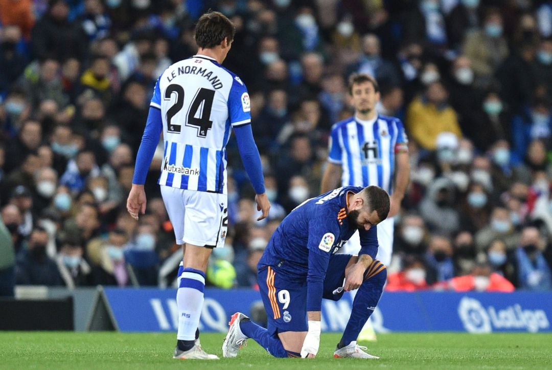 Karim Benzema, lesionado