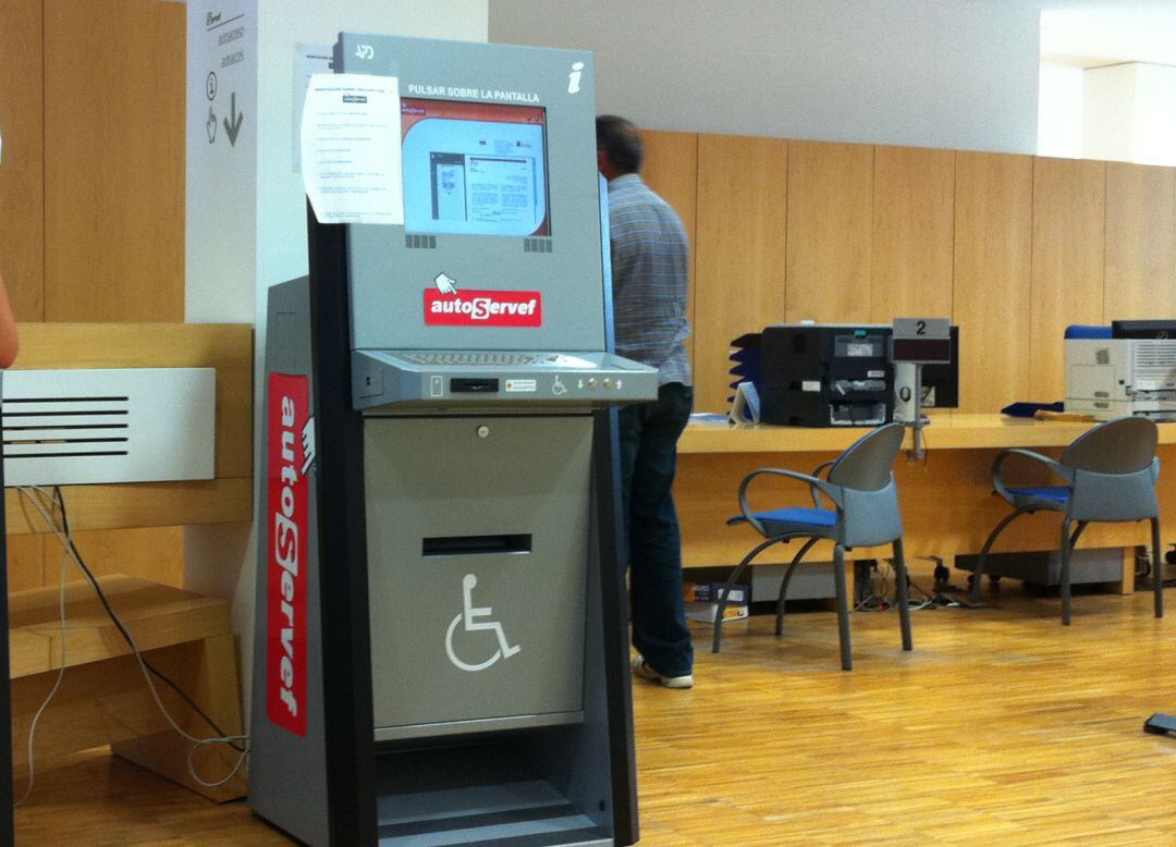 La oficina de Alcoy del Servicio Valenciano de Ocupación en imagen de archivo.
