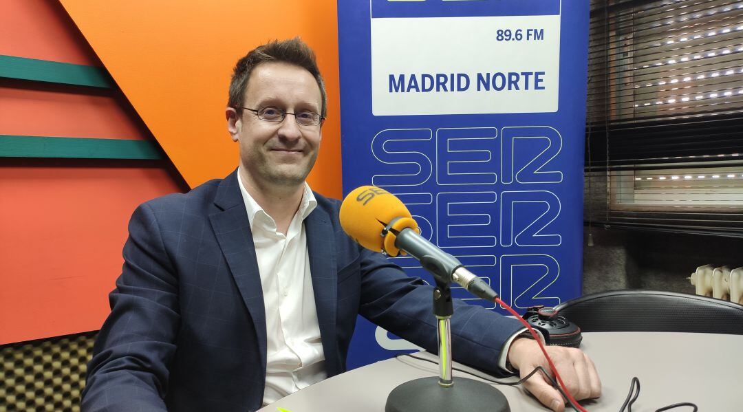 El alcalde de Algete, Juan Jesús Valle en los estudios SER Madrid Norte