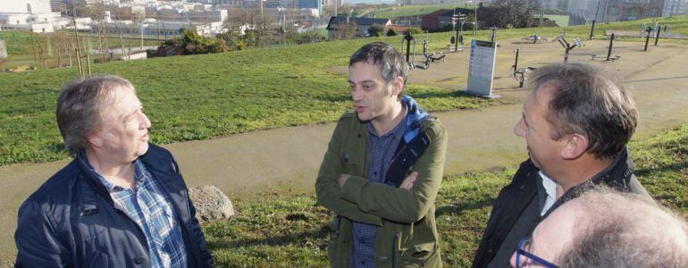 Ferreiro, en el parque de San Pedro de Visma