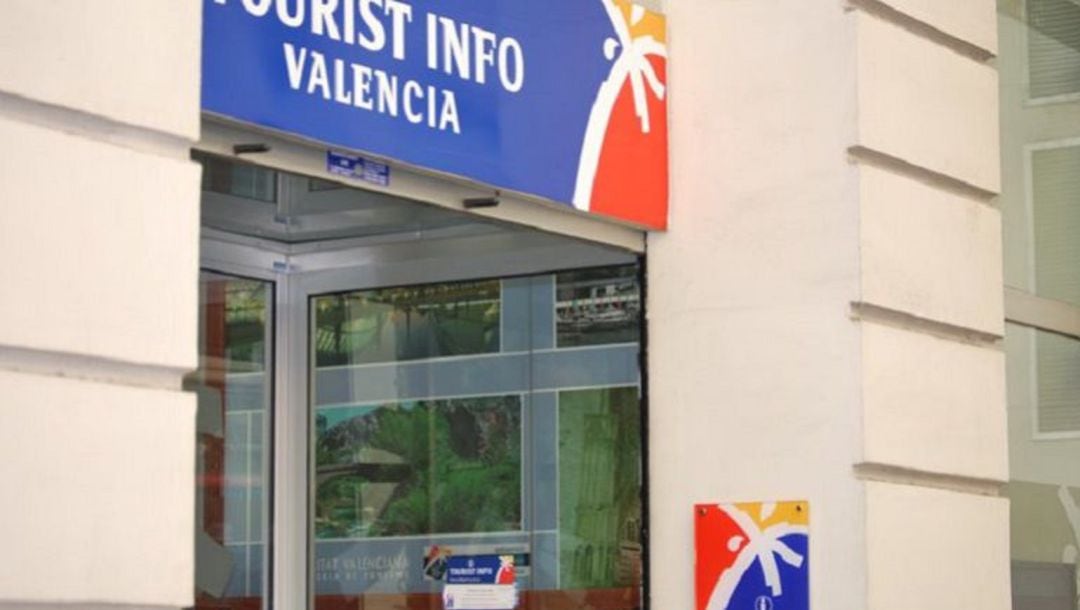 Oficina de Turismo en la calle de la Paz de València