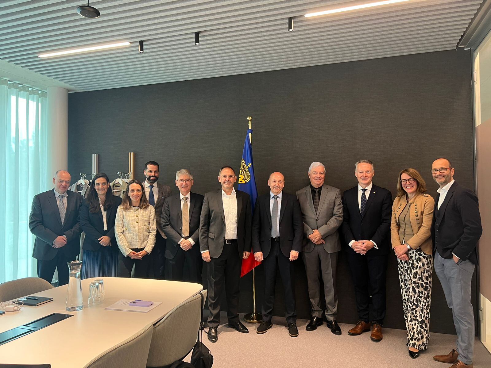 La delegació empresarial andorrana que ha visitat Liechtenstein
