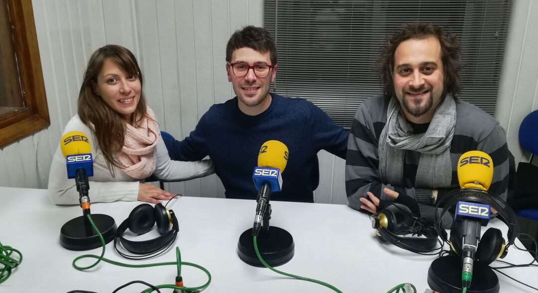 Ana Gómez, Kiko Ceacero y Manuel Flores. 